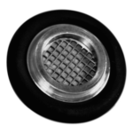 ISO-KF Zentrierring mit Feinfilter für Vakuumtechnik