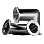 ISO-KF Rohrbogen 90 Grad aus Edelstahl für Vakuumtechnik