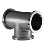 ISO-K T-Stück aus Edelstahl für Vakuumtechnik