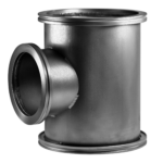 ISO-K Reduzier-T-Stück aus Edelstahl für Vakuumtechnik