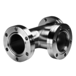 T-Stück CF aus Edelstahl für Vakuumtechnik und Rohrsysteme