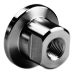 Adapter von ISO-KF Flansch auf NPT-Innengewinde für Vakuumtechnik