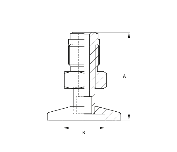 Adapter ISO-KF / VCR Zeichnung